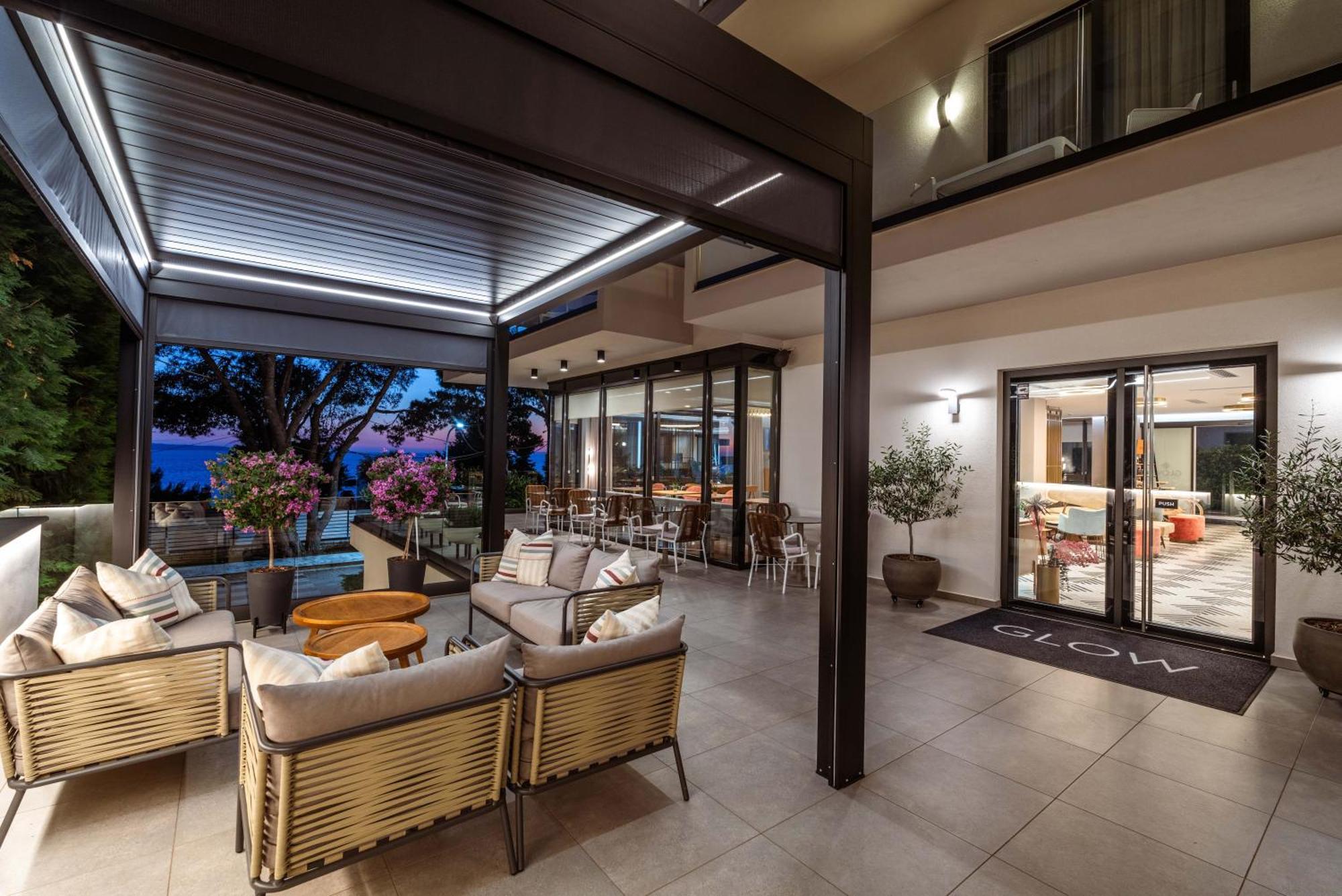 Glow Boutique Hotel & Suites Sarande Bagian luar foto