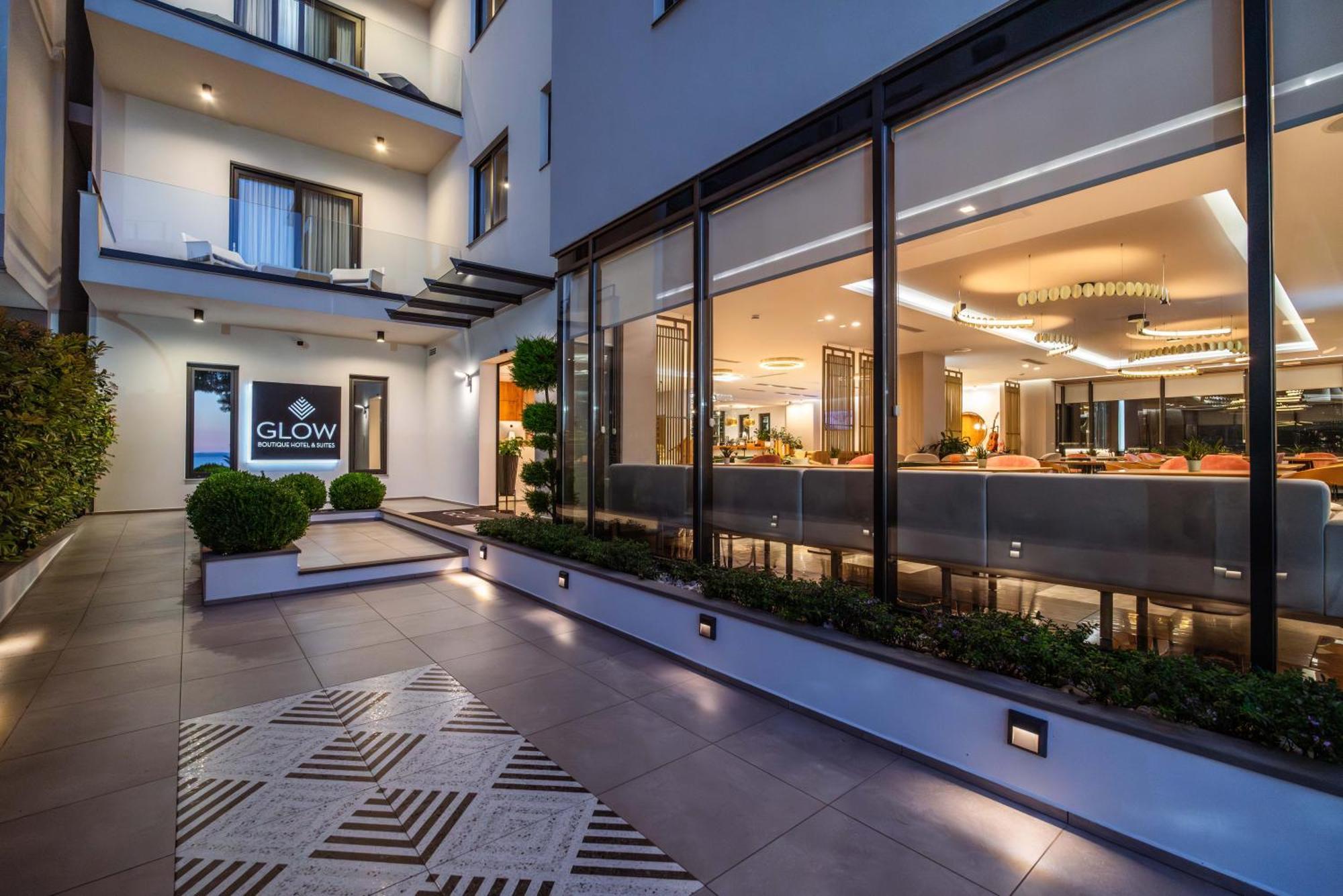 Glow Boutique Hotel & Suites Sarande Bagian luar foto